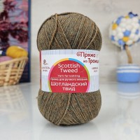 Шотландский твид (ТКФ) - 1455 (горчичный меланж)