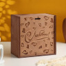 Подарочная коробка "С Любовью" 20х20х10 см Подарочная коробка "С Любовью" 20х20х10 см