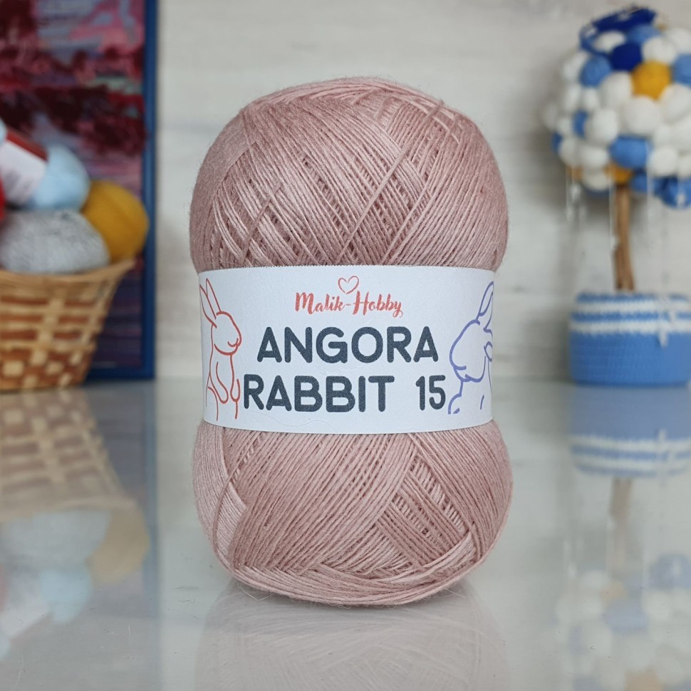 Angora Rabbit 15 - 124 (сухая роза)