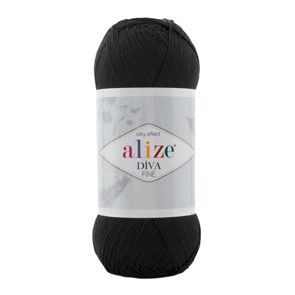 DIVA FINE ALIZE - 60 (черный)