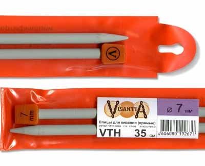 прямые VTH металл  d 7.0 мм 35 см VIZANTIA