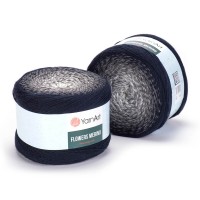 Flowers Merino (YarnArt) - 532 (черн/сер/белый)
