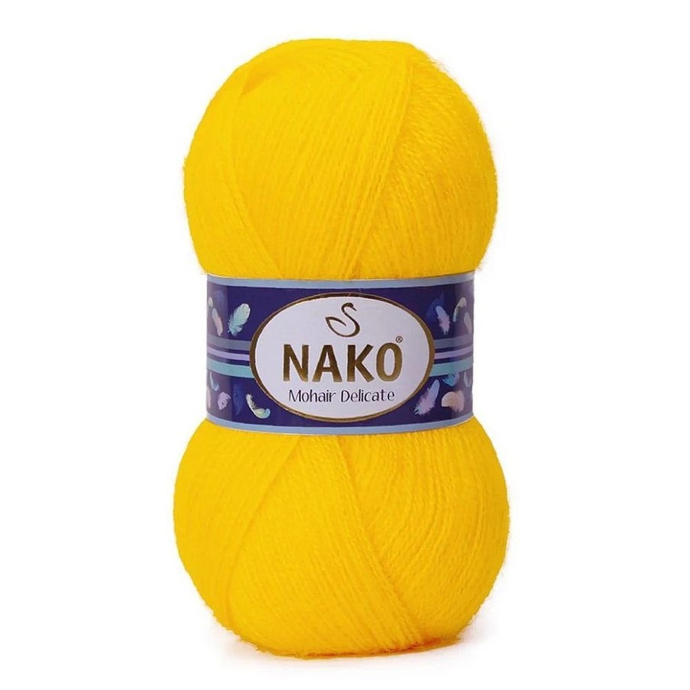 MOHAIR DELICATE (Nako) - 4132-6142 (желтый)