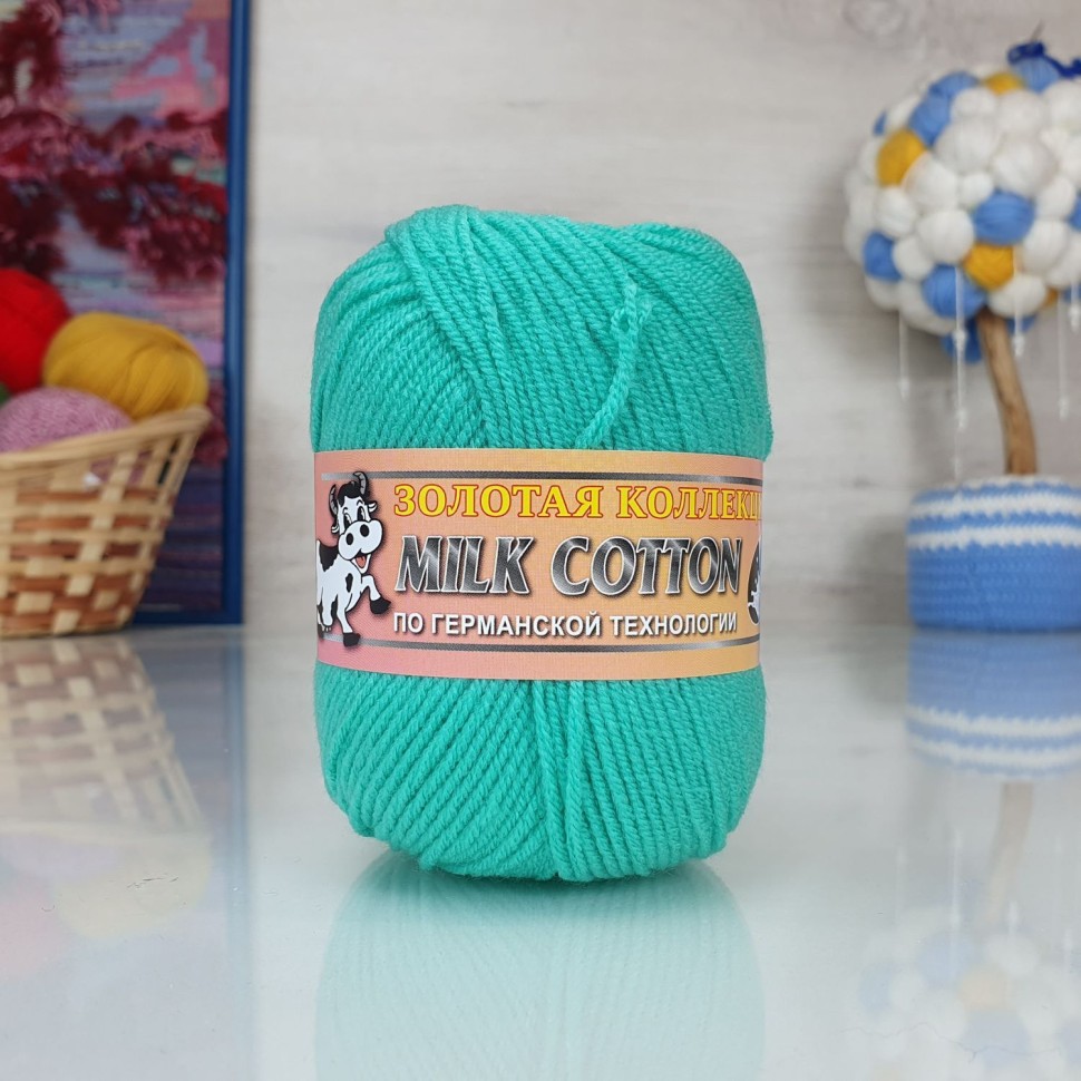 Милк коттон - 004 (мятный)
