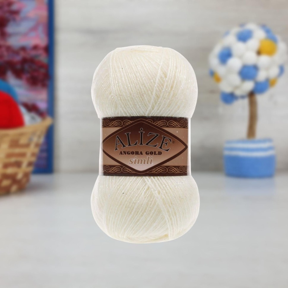 ANGORA GOLD SIMLI - 01 (кремовый)