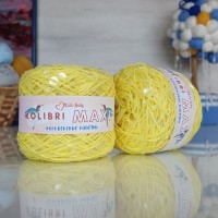 Колибри макси королевские пайетки - 213 (желтый с прозрачными пайетками)