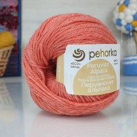 Перуанская альпака (Пехорка) - 878 (Терракотовый меланж)