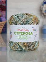 Стрекоза файн - 001 (бирюза/желтый/хаки)