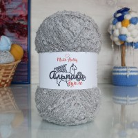 Альпака букле M&amp;H - 2325 (св. серый)