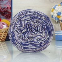 Ангорка меланж Рассказовская - 24-2 (чернил-бел-сирень_new)