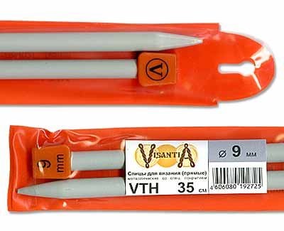 прямые VTH металл  d 9.0 мм 35 см VIZANTIA