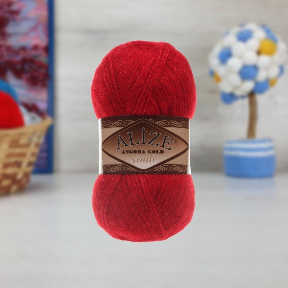 ANGORA GOLD SIMLI - 106 (красный)