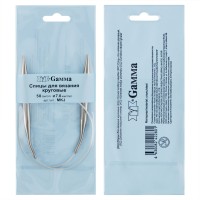Спицы круговые MKJ (d 7.0 мм) сталь 50 см 1 шт с металл.леской Gamma