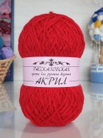 Акрил Рассказовский 100 г - 20 (красный)