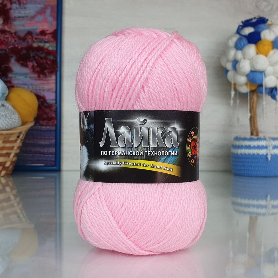 Лайка 250 м Колор-сити - 2107 (розовый)