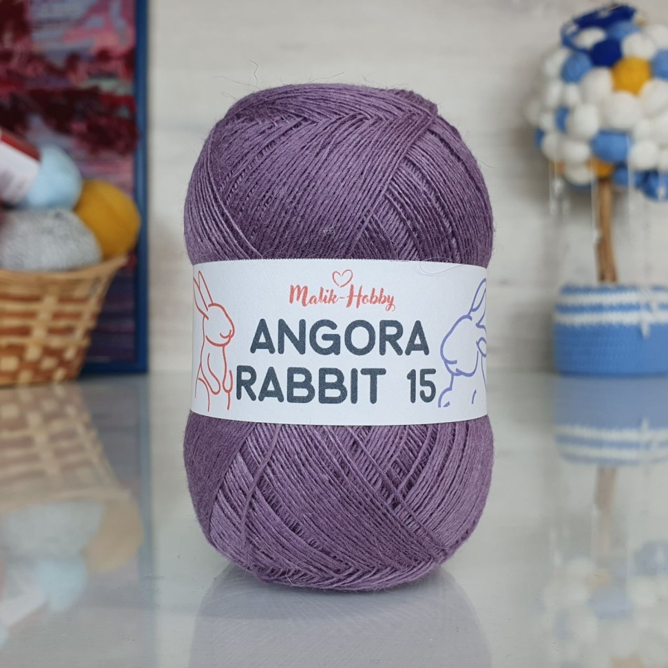 Angora Rabbit 15 - 129 (темно-лиловый)