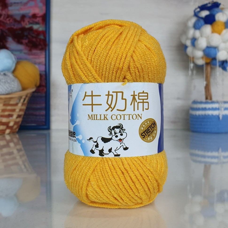 Милк коттон M&H - 007 (желтый)