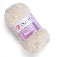 Flowers Unicolor YarnArt - 731 (кремовый)