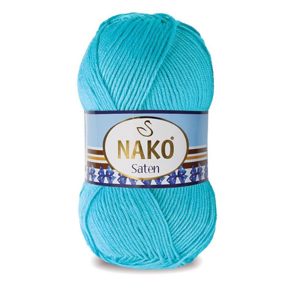 Saten 100гр. (Nako) - 3323 (бирюза)