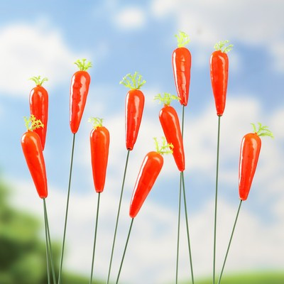 Набор штекеров "Морковка" 10шт, 3см, длина 25см