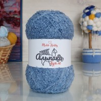 Альпака букле M&amp;H - 2328 (св.джинс)