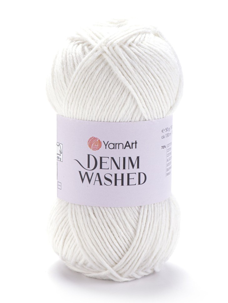 Denim Washed (YarnArt) - 900 (молочный)