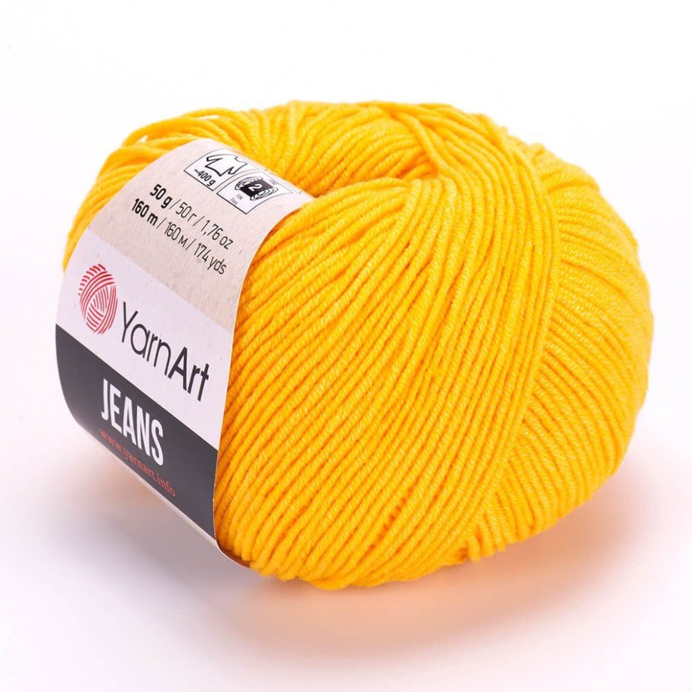 Пряжа Jeans (YarnArt) - 35 (желтый)