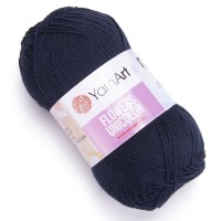 Flowers Unicolor YarnArt - 753 (тём.синий)