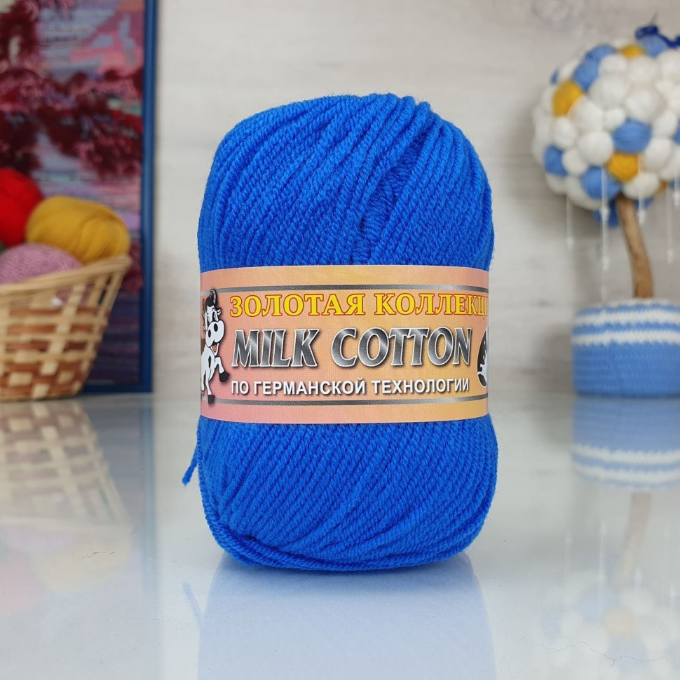 Милк коттон - 010 (василек)