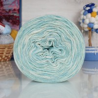 Ангорка меланж Рассказовская - 29_1 (мята-белый-бирюз)