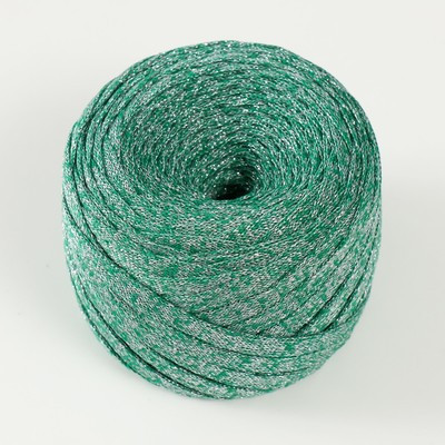 Шнур Риббон с люрексом 85м/170±5 гр (Нефрит, люрекс: Серебро) Шнур Риббон с люрексом 85м/170±5 гр (Нефрит, люрекс: Серебро)