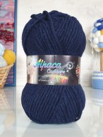 Альпака кашемир 125 Колор Сити - 2313 (т.синий)
