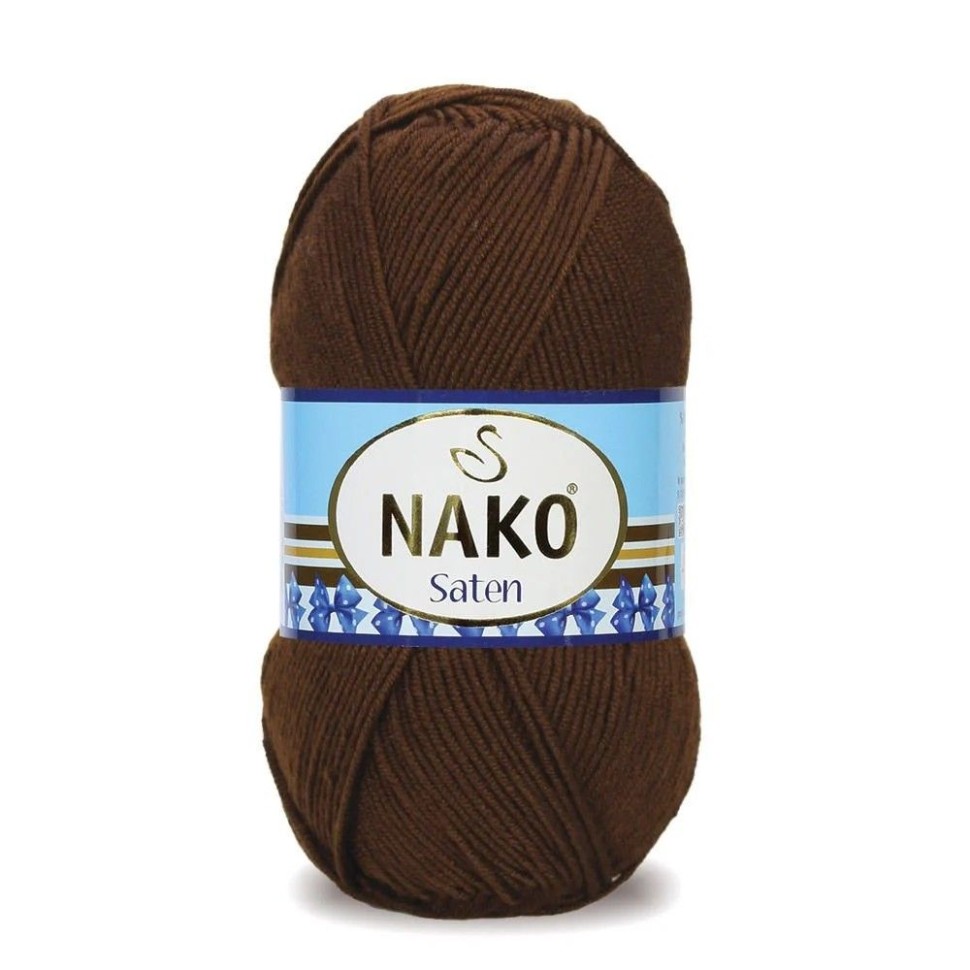 Saten 100гр. (Nako) - 5570 (коричневый)