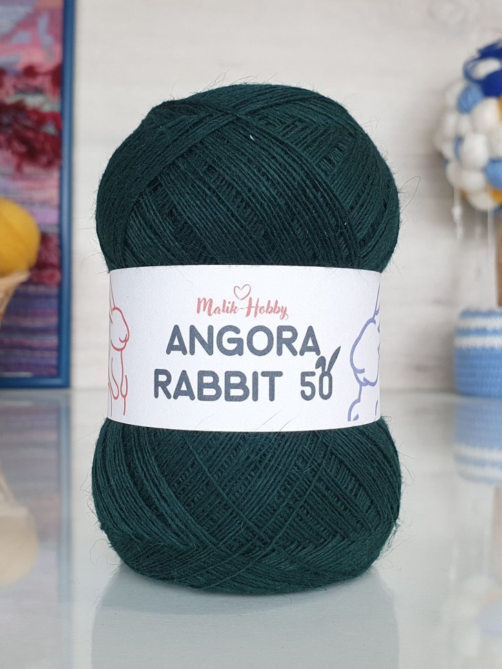 Angora Rabbit 50 - 907 (тем. изумруд)