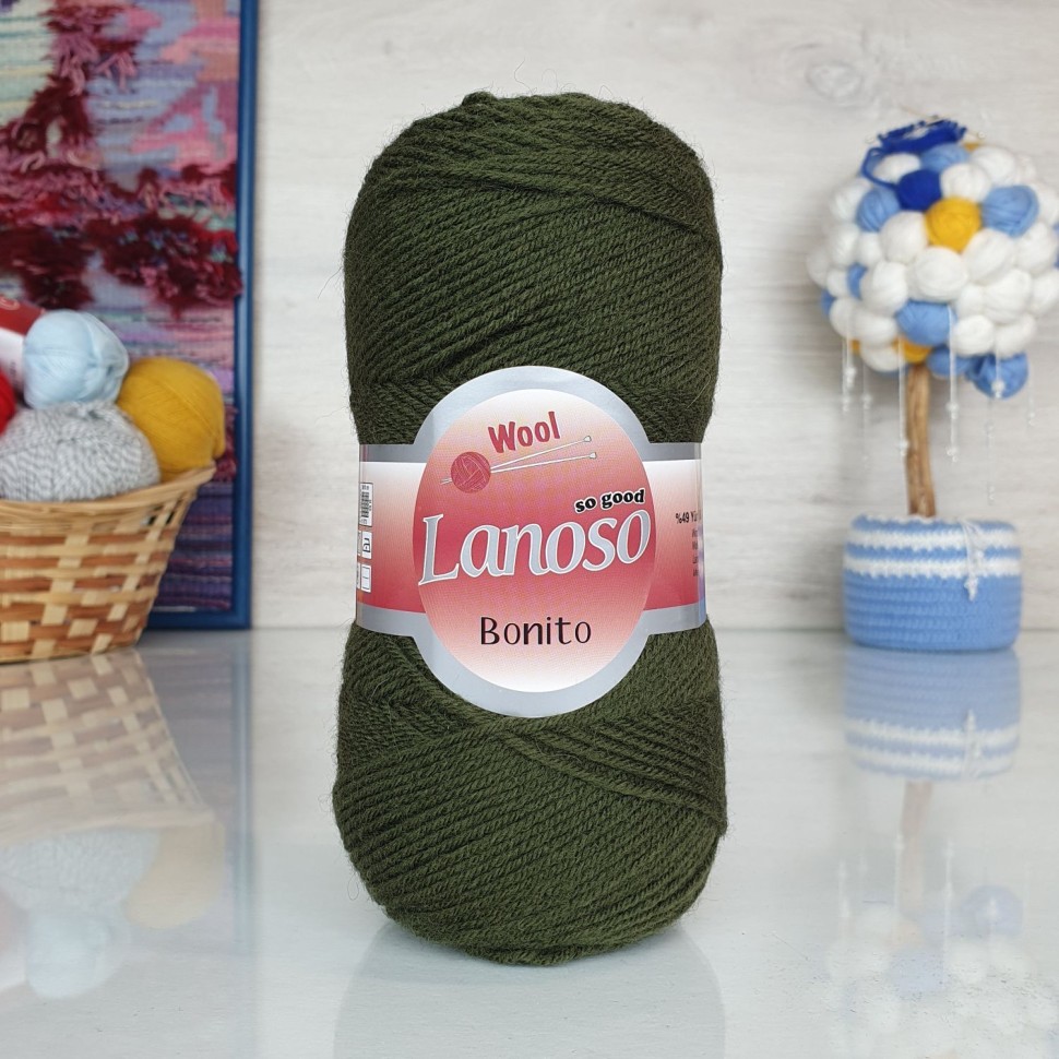 Bonito Lanoso - 912 (оливковый)
