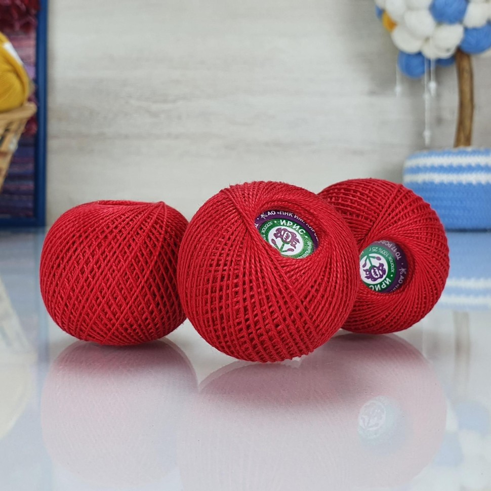 Ирис набор 4 шт по 20 г - 0904 (красный)