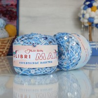 Колибри макси королевские пайетки - AV003 (голубой меланж с гологр.пайетками)