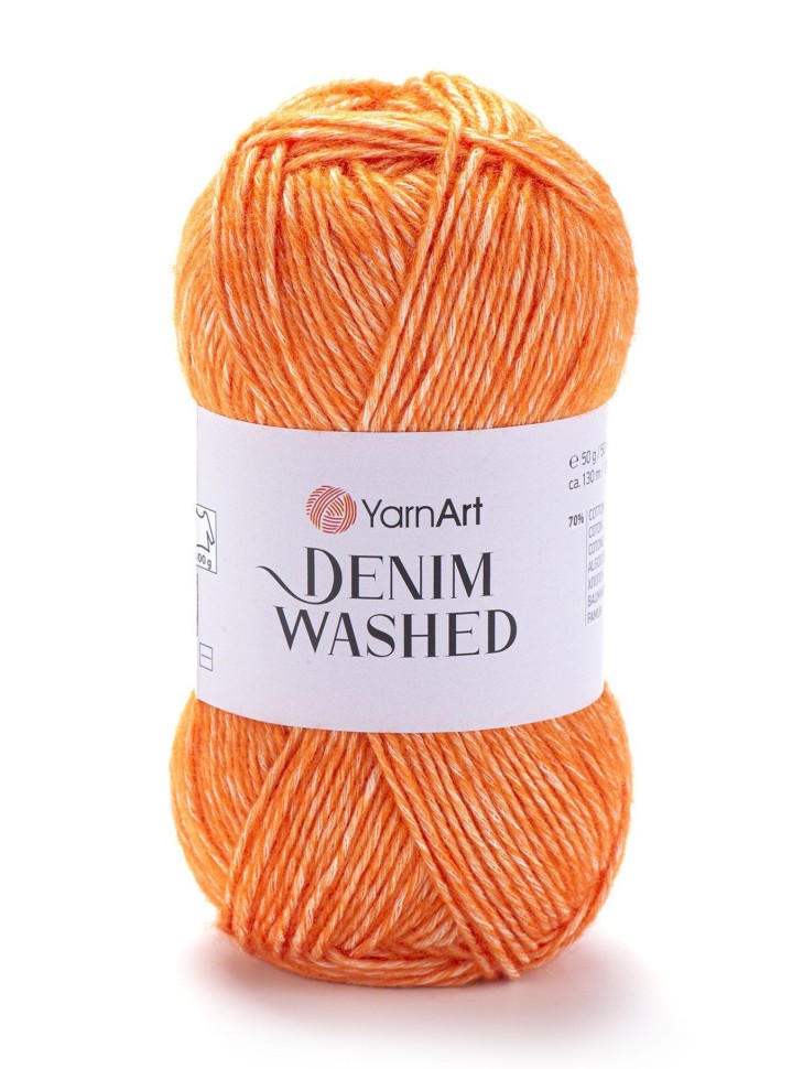 Denim Washed (YarnArt) - 902 (оранжевый)
