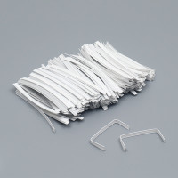 Клип-лента в нарезке, белый, 13 см (500 шт.)