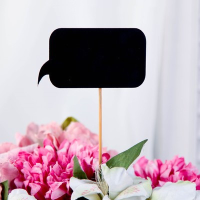 Топпер меловой 10 х 5,5 см (10 шт.)