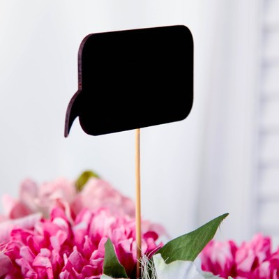 Топпер меловой 10 х 5,5 см (10 шт.) Топпер меловой 10 х 5,5 см (10 шт.)