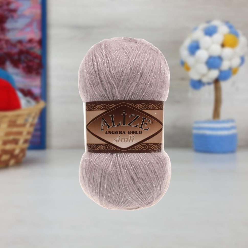 ANGORA GOLD SIMLI - 163 (серая роза)