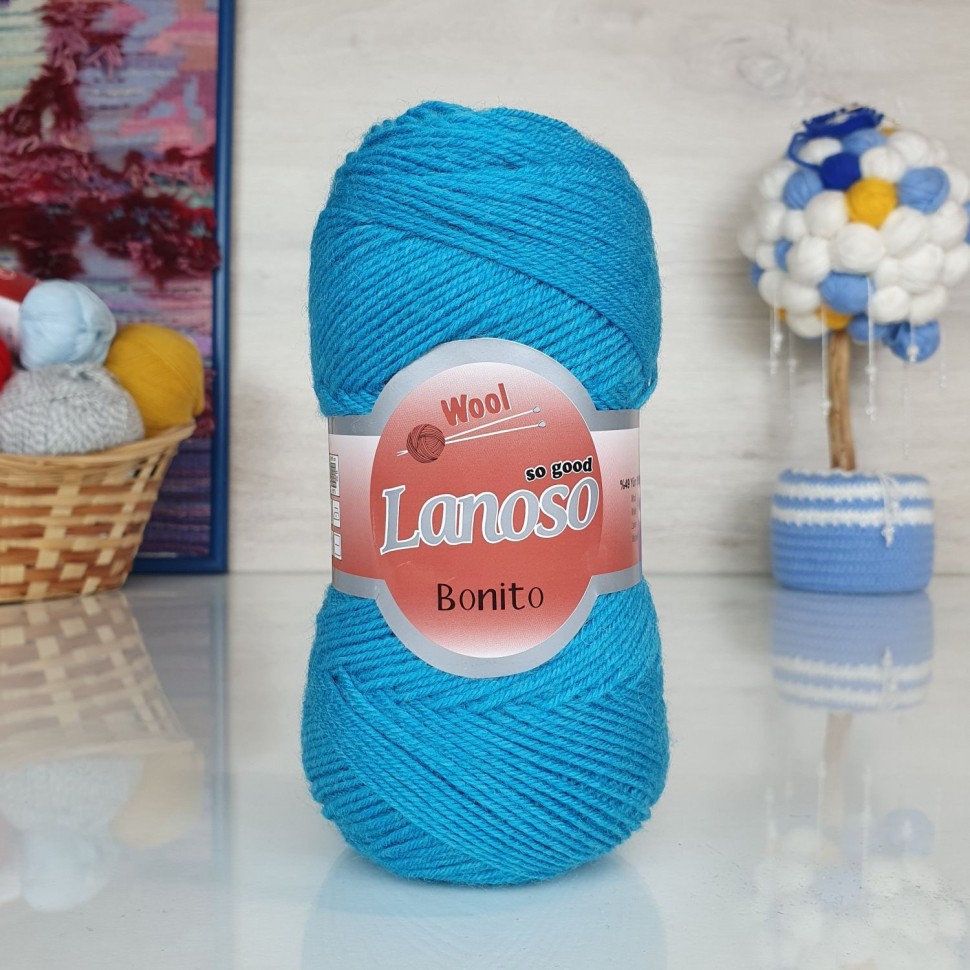 Bonito Lanoso - 916 (бирюза)