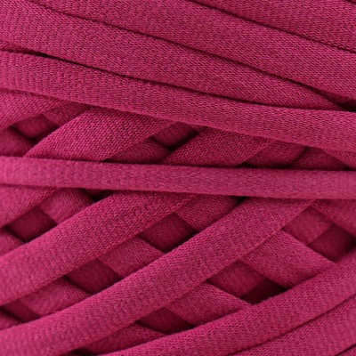 Трикотажная пряжа, ширина 7-9 мм, 100м/295 гр±10% (06 - брусника)