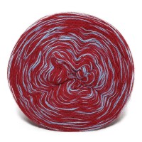 Акрил меланж (Рассказовская) - 20 (вишневый/голубой)