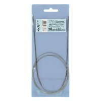 Спицы круговые MKN сталь (d 2.0 мм)/100 см, с металл. леской, Gamma