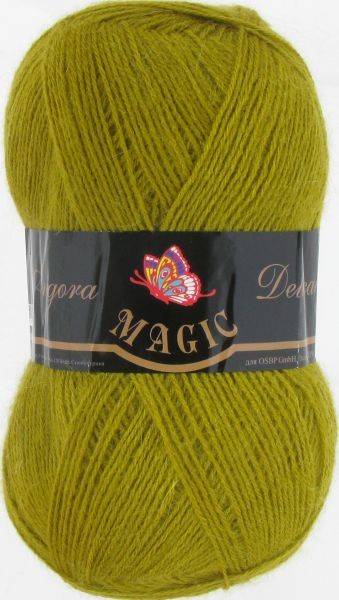 Пряжа Angora Delicate (Magic) 1110  оливково-зеленый