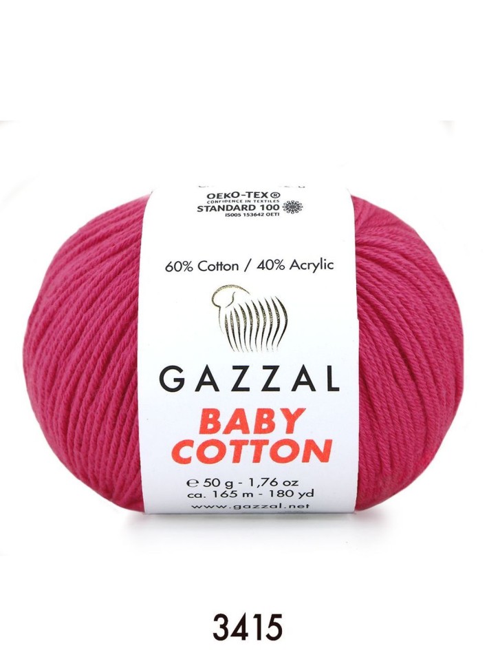 BABY COTTON (Gazzal) - 3415 (мальва)