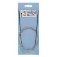 Спицы круговые MKN сталь (d 2.5 мм)/100 см, с металл. леской, Gamma