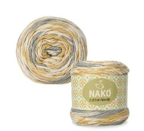 Пряжа Cotton Nordic Nako - 82665 (принт)